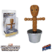 Groot 4-Inch Wood Push Puppet with Silver Pot